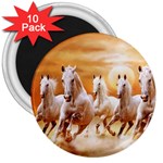 Seven Horses, Sun 3  Magnets (10 pack) 