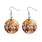 Seven Horses, Sun Mini Button Earrings