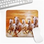 Seven Horses, Sun Large Mousepad