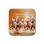 Seven Horses, Sun Rubber Coaster (Square)