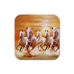 Seven Horses, Sun Rubber Square Coaster (4 pack)