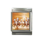 Seven Horses, Sun Italian Charm (13mm)