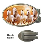 Seven Horses, Sun Money Clips (Oval) 