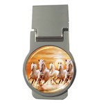 Seven Horses, Sun Money Clips (Round) 