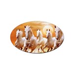 Seven Horses, Sun Sticker Oval (10 pack)