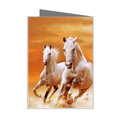 Seven Horses, Sun Mini Greeting Card from ArtsNow.com Right