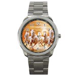 Seven Horses, Sun Sport Metal Watch