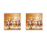 Seven Horses, Sun Cufflinks (Square)