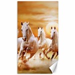 Seven Horses, Sun Canvas 40  x 72 