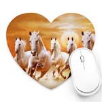 Seven Horses, Sun Heart Mousepad