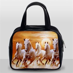 Seven Horses, Sun Classic Handbag (Two Sides) from ArtsNow.com Front