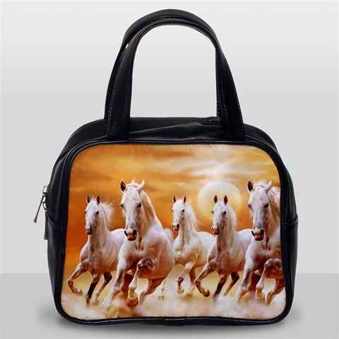 Seven Horses, Sun Classic Handbag (Two Sides) from ArtsNow.com Back