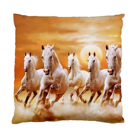 Seven Horses, Sun Standard Cushion Case (One Side) from ArtsNow.com Front