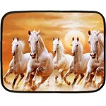 Seven Horses, Sun Fleece Blanket (Mini)