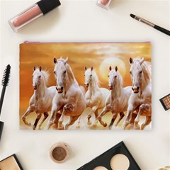 Seven Horses, Sun Cosmetic Bag (Large) from ArtsNow.com Front