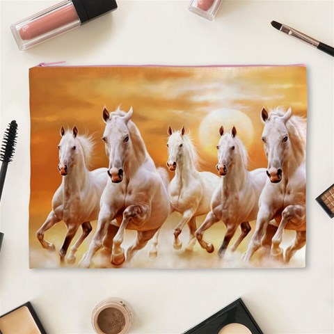 Seven Horses, Sun Cosmetic Bag (XL) from ArtsNow.com Front