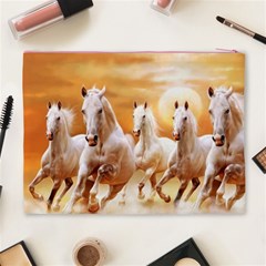 Seven Horses, Sun Cosmetic Bag (XL) from ArtsNow.com Back