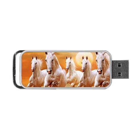 Seven Horses, Sun Portable USB Flash (One Side) from ArtsNow.com Front