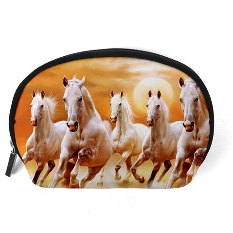 Seven Horses, Sun Accessory Pouch (Large) from ArtsNow.com Back