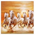 Seven Horses, Sun Square Satin Scarf (36  x 36 )