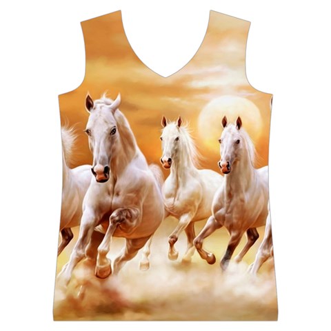 Seven Horses, Sun Women s Basketball Tank Top from ArtsNow.com Front