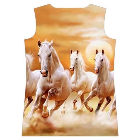 Seven Horses, Sun Women s Basketball Tank Top from ArtsNow.com Back