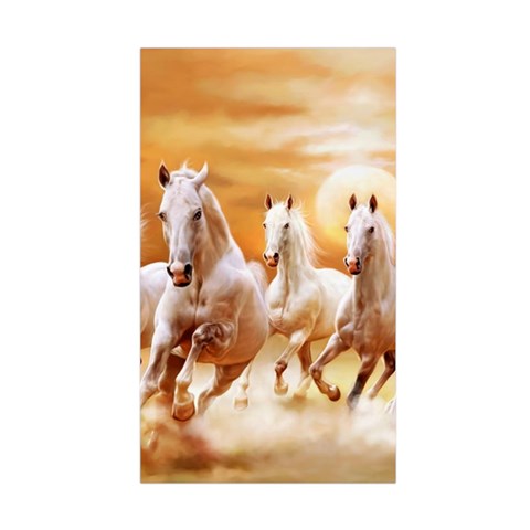 Seven Horses, Sun Duvet Cover Double Side (Single Size) from ArtsNow.com Back