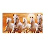 Seven Horses, Sun Satin Wrap 35  x 70 