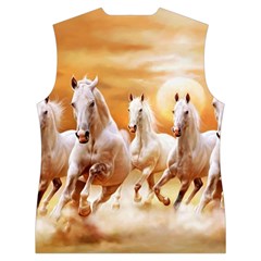 Seven Horses, Sun Women s Button Up Vest from ArtsNow.com Back