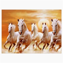 Seven Horses, Sun Roll Up Canvas Pencil Holder (L) from ArtsNow.com Front