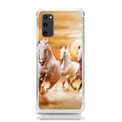 Seven Horses, Sun Samsung Galaxy S20 6.2 Inch TPU UV Case from ArtsNow.com Front