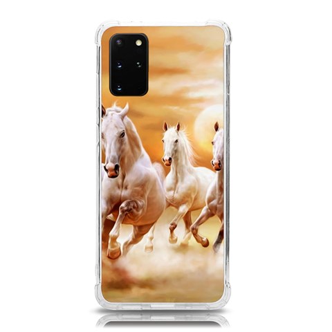 Seven Horses, Sun Samsung Galaxy S20 Plus 6.7 Inch TPU UV Case from ArtsNow.com Front