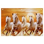 Seven Horses, Sun Banner and Sign 6  x 4 