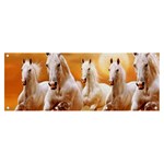 Seven Horses, Sun Banner and Sign 8  x 3 