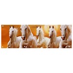 Seven Horses, Sun Banner and Sign 9  x 3 