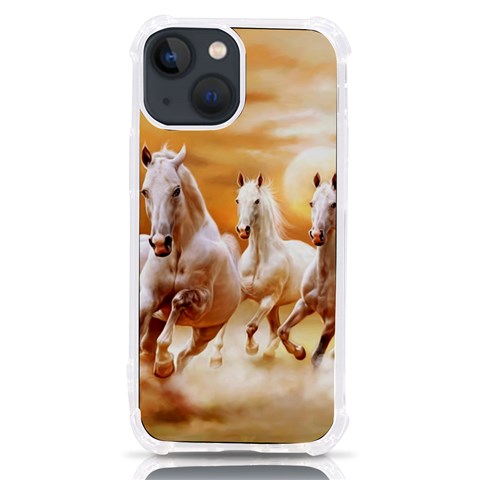 Seven Horses, Sun iPhone 13 mini TPU UV Print Case from ArtsNow.com Front