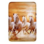 Seven Horses, Sun Rectangular Glass Fridge Magnet (4 pack)