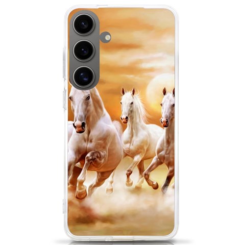 Seven Horses, Sun Samsung Galaxy S24 Ultra 6.9 Inch TPU UV Case from ArtsNow.com Front