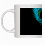 Shree Krishna, Feather, Lord, Rainbows White Mug