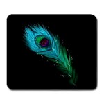 Shree Krishna, Feather, Lord, Rainbows Large Mousepad