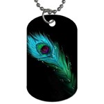 Shree Krishna, Feather, Lord, Rainbows Dog Tag (One Side)