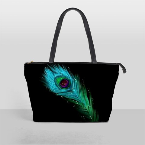 Shree Krishna, Feather, Lord, Rainbows Classic Shoulder Handbag from ArtsNow.com Front