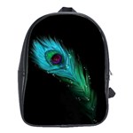 Shree Krishna, Feather, Lord, Rainbows School Bag (Large)