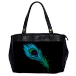 Shree Krishna, Feather, Lord, Rainbows Oversize Office Handbag