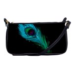 Shree Krishna, Feather, Lord, Rainbows Shoulder Clutch Bag