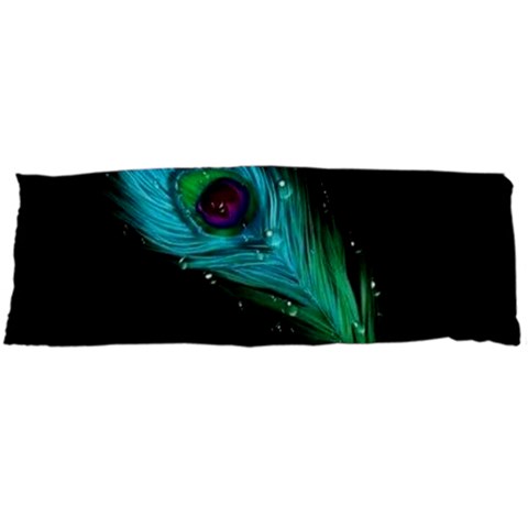 Shree Krishna, Feather, Lord, Rainbows Body Pillow Case Dakimakura (Two Sides) from ArtsNow.com Back