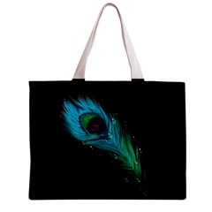 Shree Krishna, Feather, Lord, Rainbows Zipper Mini Tote Bag from ArtsNow.com Back