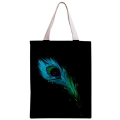 Shree Krishna, Feather, Lord, Rainbows Zipper Classic Tote Bag from ArtsNow.com Front