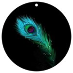 Shree Krishna, Feather, Lord, Rainbows UV Print Acrylic Ornament Round