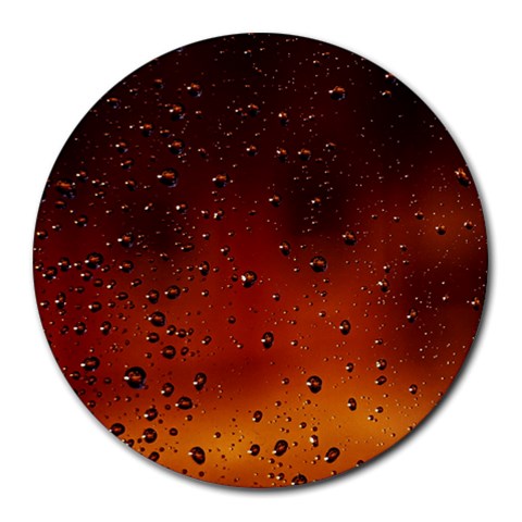 Water Drops, Lui, Amazing Round Mousepad from ArtsNow.com Front